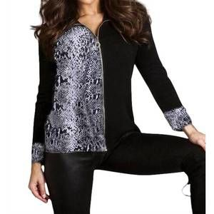 NEW ANGEL zip cardigan in python